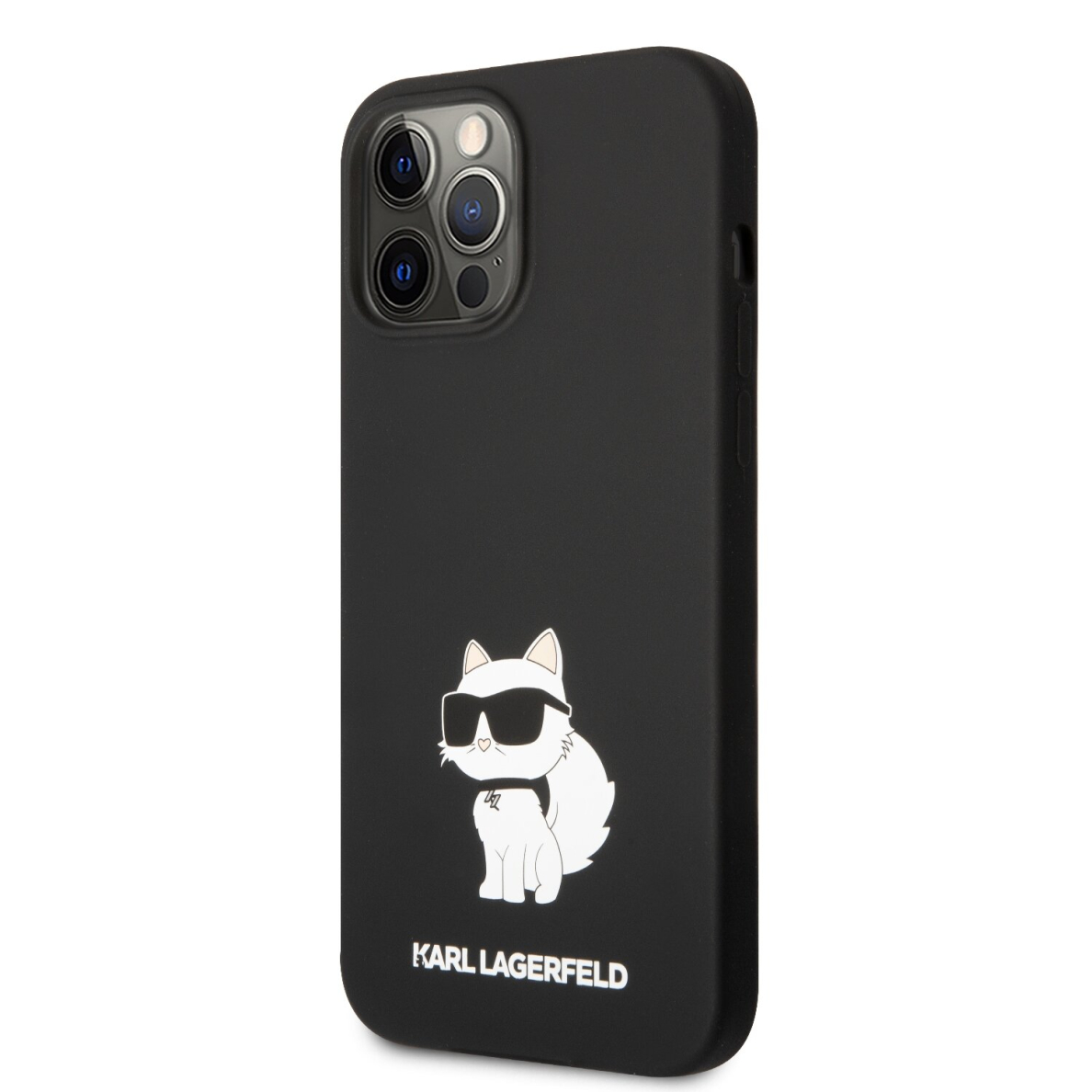 iPhone 13 PRO MAX black NFT Liquid Silicone KARL LAGERFELD nugarėlė 3
