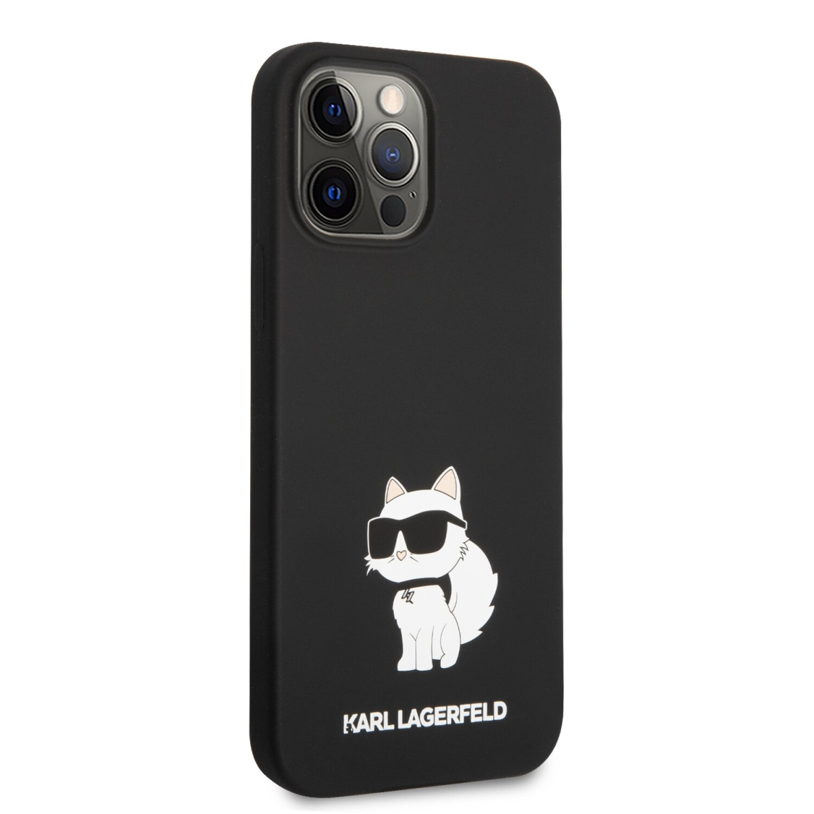 iPhone 13 PRO MAX black NFT Liquid Silicone KARL LAGERFELD nugarėlė 4