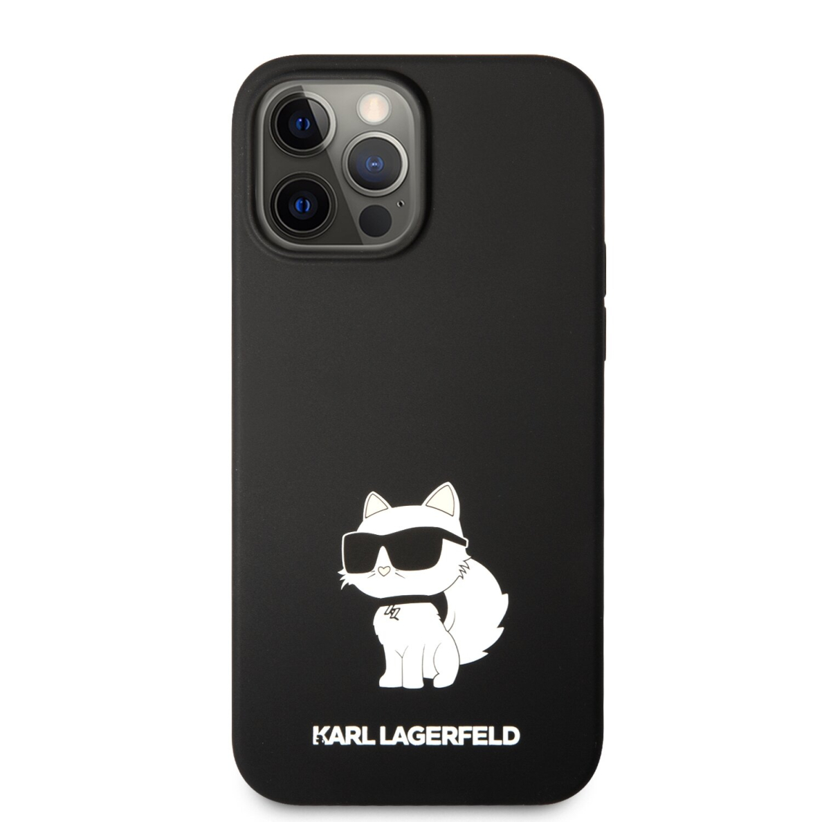iPhone 13 PRO MAX black NFT Liquid Silicone KARL LAGERFELD nugarėlė 2