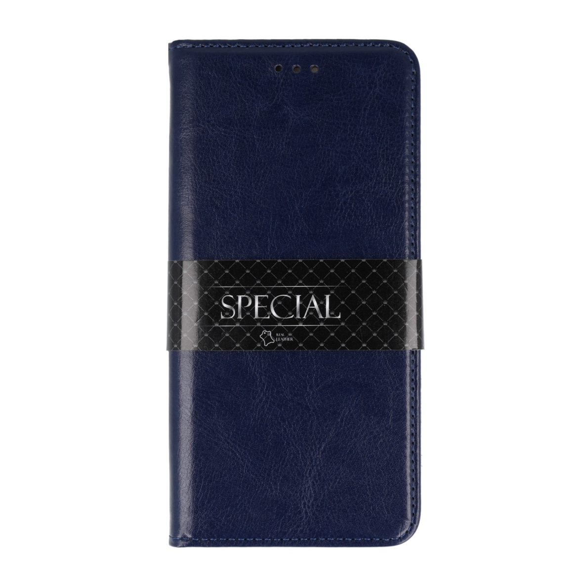 iPhone 13 PRO MAX mėlynas odinis SPECIAL dėklas