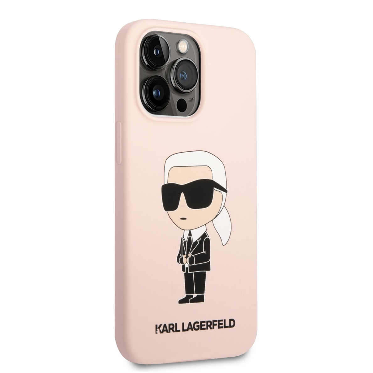 iPhone 13 PRO MAX šviesiai rožinė NFT KARL LAGERFELD nugarėlė 4
