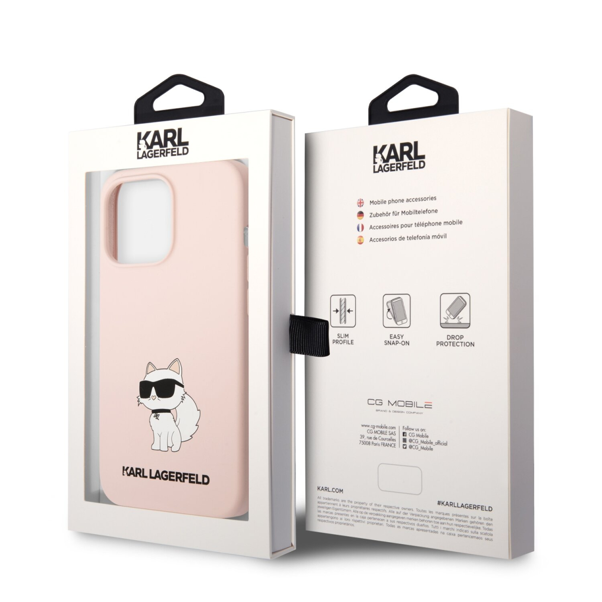 iPhone 13 PRO MAX pink NFT Liquid Silicone KARL LAGERFELD nugarėlė 7