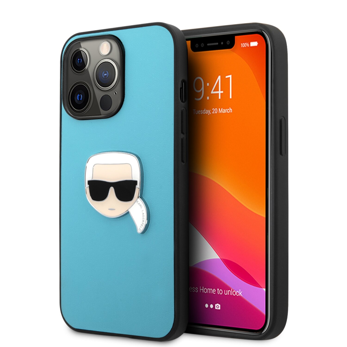 iPhone 13 PRO MAX žydra KARL LAGERFELD nugarėlė KLHCP13XPKMB iPhone 13 PRO MAX žydra KARL LAGERFELD nugarėlė KLHCP13XPKMB