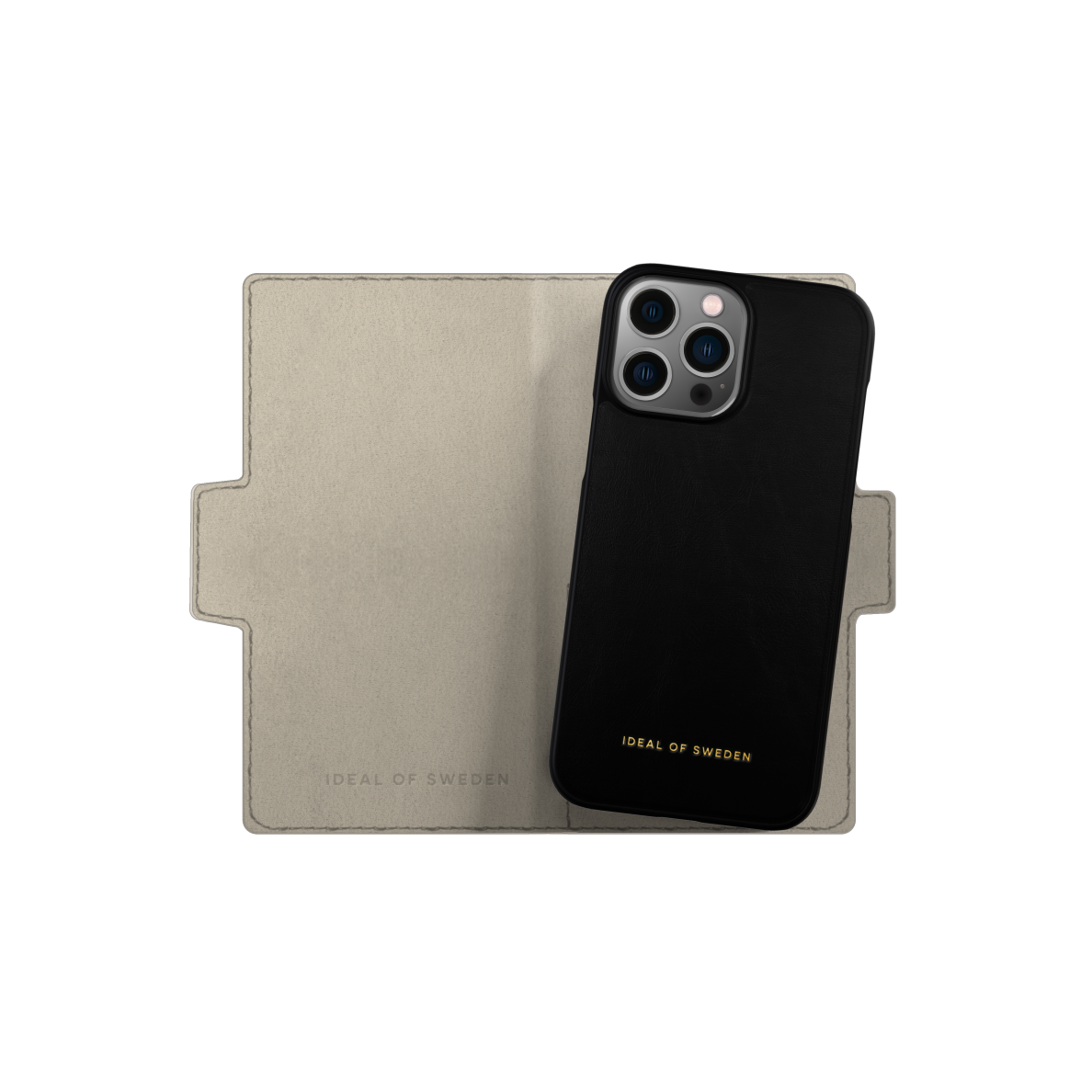 iPhone 13 PRO MAX/12 PRO MAX iDeal Of Sweden dėklas Neo Noir Croco 2