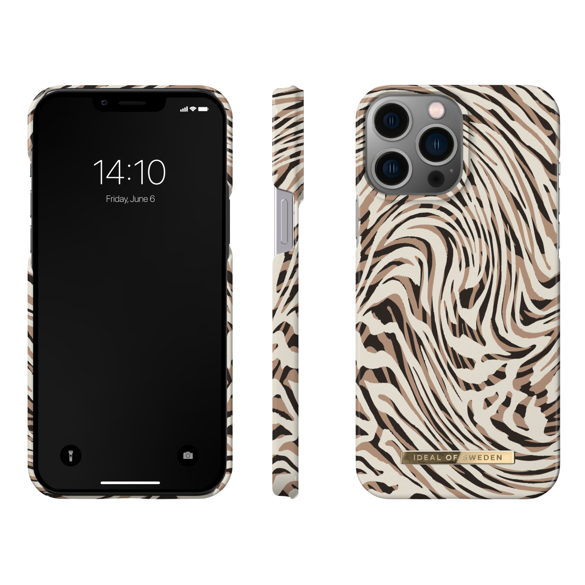 iPhone 13 PRO MAX/12 PRO MAX iDeal Of Sweden nugarėlė Hypnotic Zebra 1