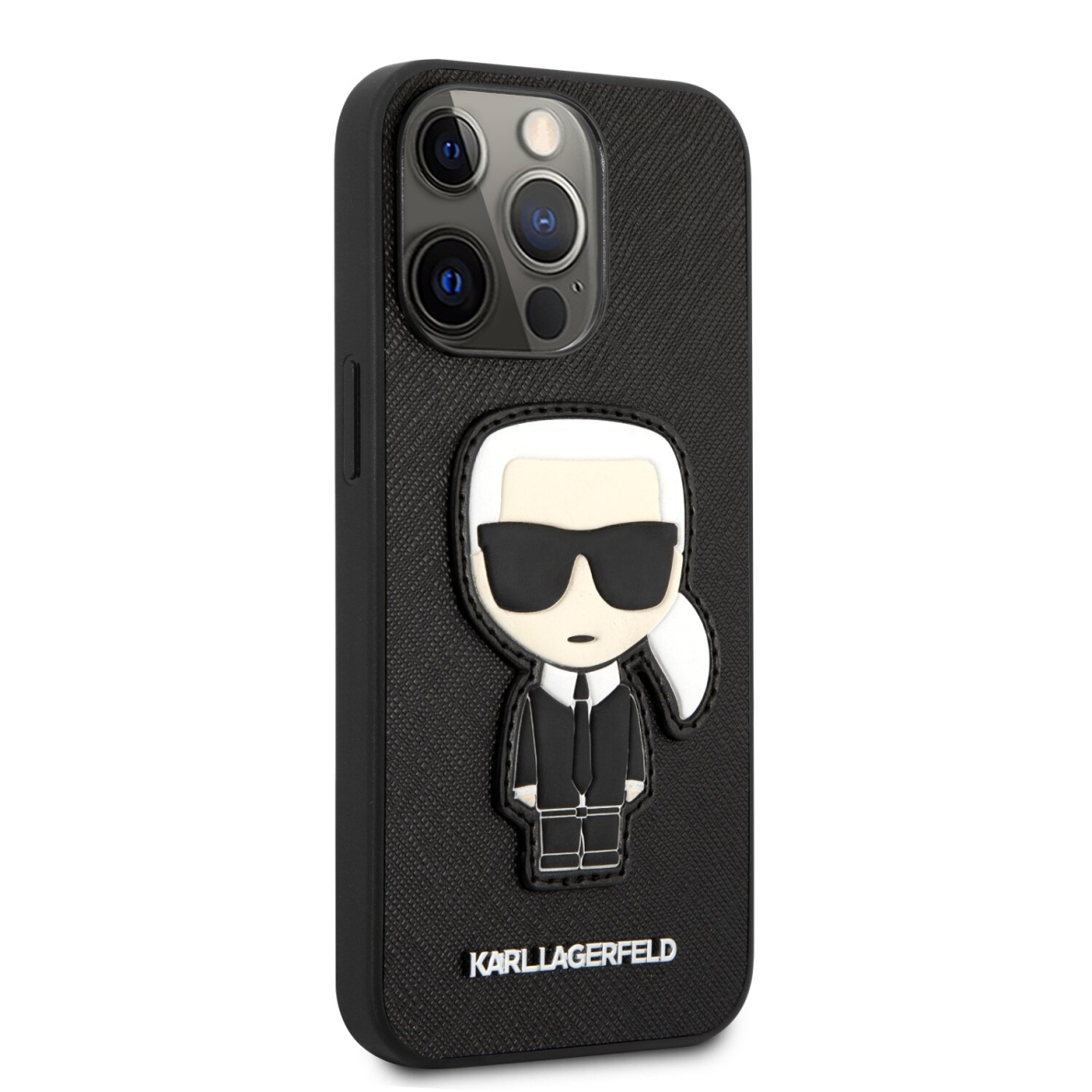 iPhone 13 PRO juoda KARL LAGERFELD nugarėlė KLHCP13LOKPK 4