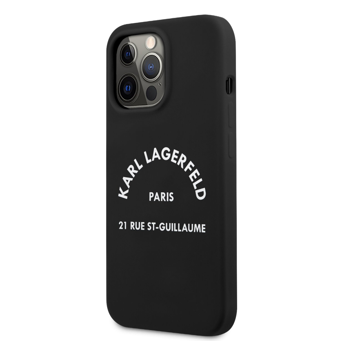 iPhone 13 PRO juoda KARL LAGERFELD nugarėlė KLHCP13LSLSGRBK 3