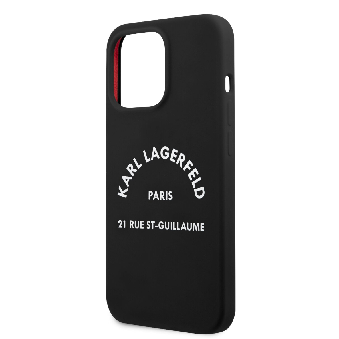 iPhone 13 PRO juoda KARL LAGERFELD nugarėlė KLHCP13LSLSGRBK 5