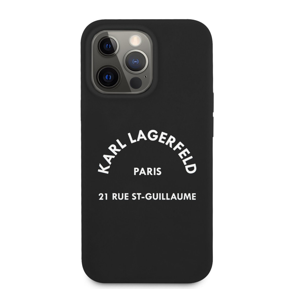 iPhone 13 PRO juoda KARL LAGERFELD nugarėlė KLHCP13LSLSGRBK 2