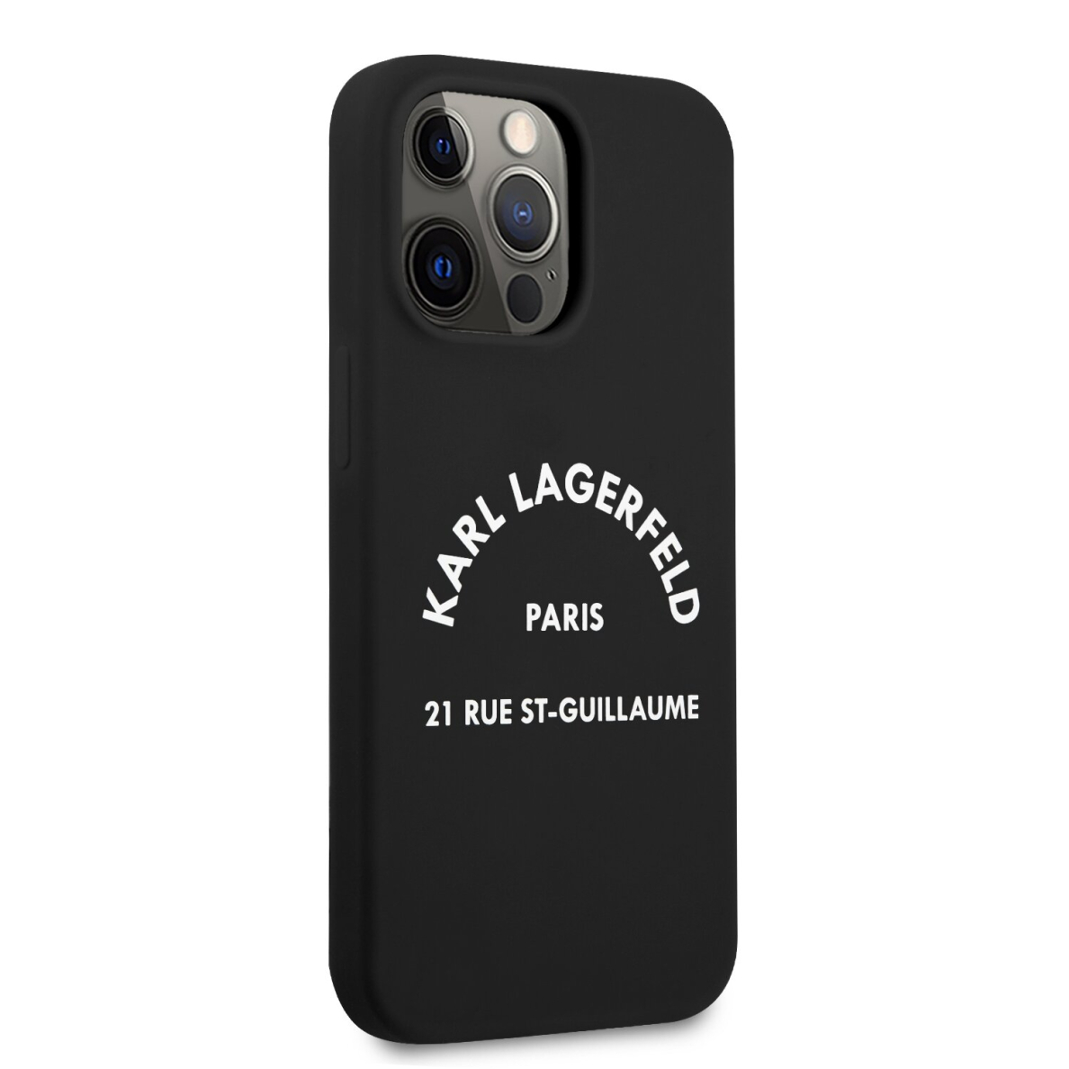 iPhone 13 PRO juoda KARL LAGERFELD nugarėlė KLHCP13LSLSGRBK 4