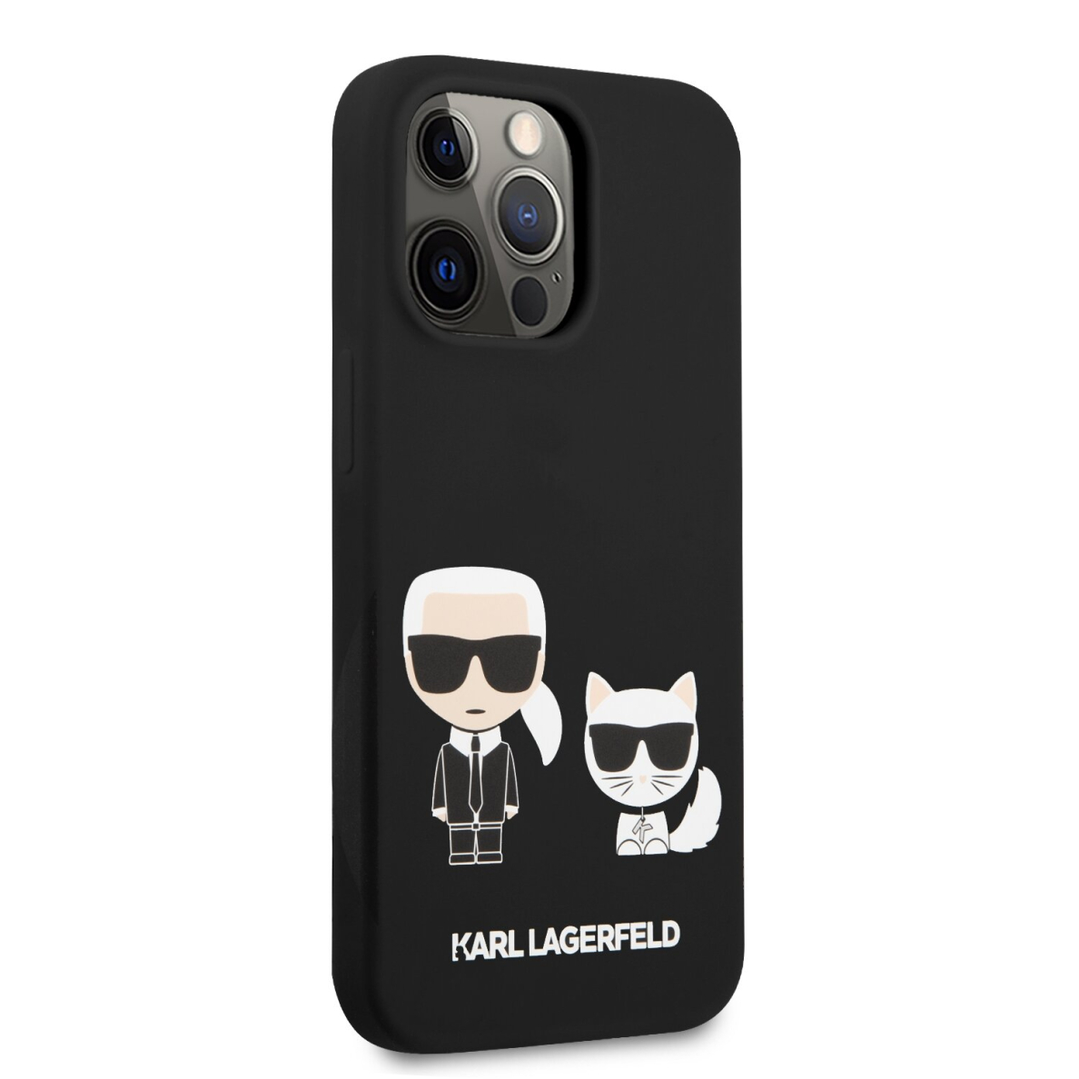iPhone 13 PRO juoda KARL LAGERFELD nugarėlė KLHCP13LSSKCK 4