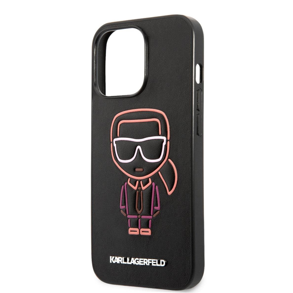 iPhone 13 PRO juoda+multi. KARL LAGERFELD nugarėlė KLHCP13LTUOK 5