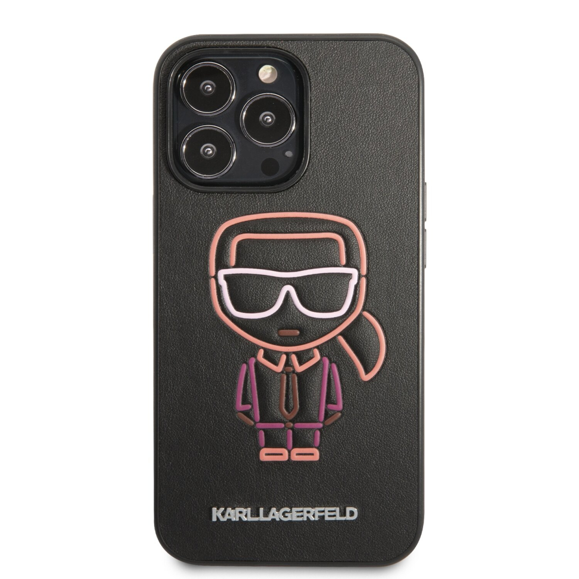 iPhone 13 PRO juoda+multi. KARL LAGERFELD nugarėlė KLHCP13LTUOK 2