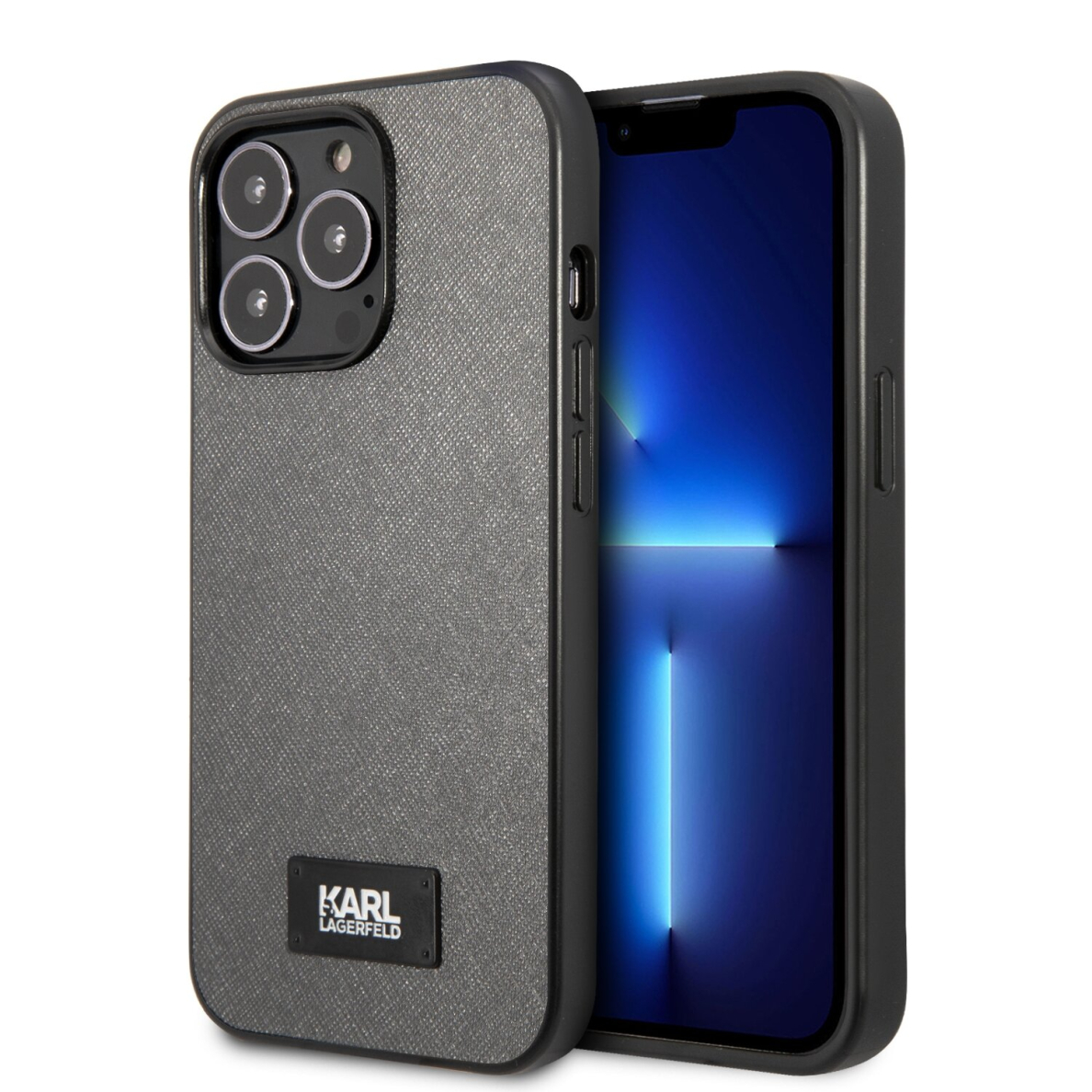 iPhone 13 PRO pilka KARL LAGERFELD nugarėlė KLHCP13LSFMP2DG