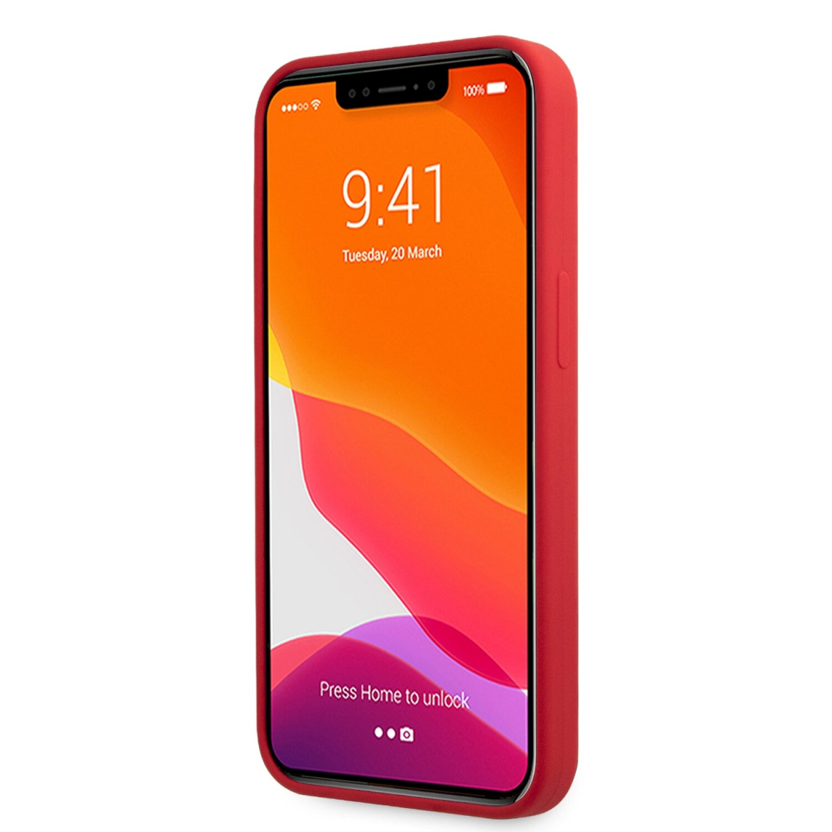 iPhone 13 PRO raudona GUESS nugarėlė GUHCP13LLSLMGRE 1