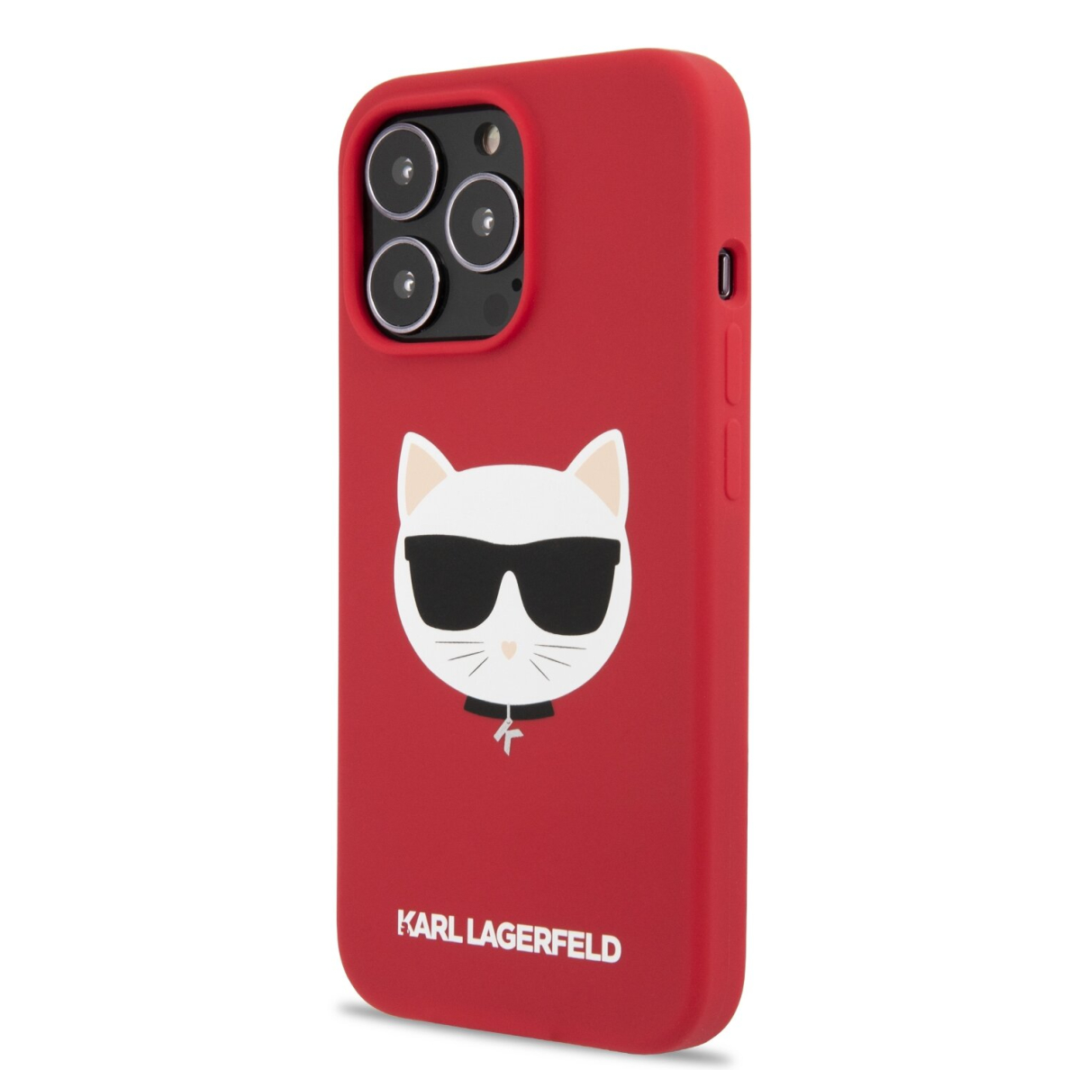 iPhone 13 PRO raudona KARL LAGERFELD nugarėlė KLHCP13LSLCHRE 3
