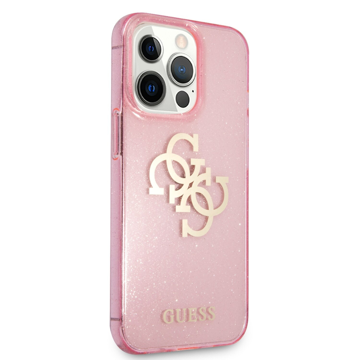 iPhone 13 PRO rožinė glitter GUESS nugarėlė GUHCP13LPCUGL4GPI 4