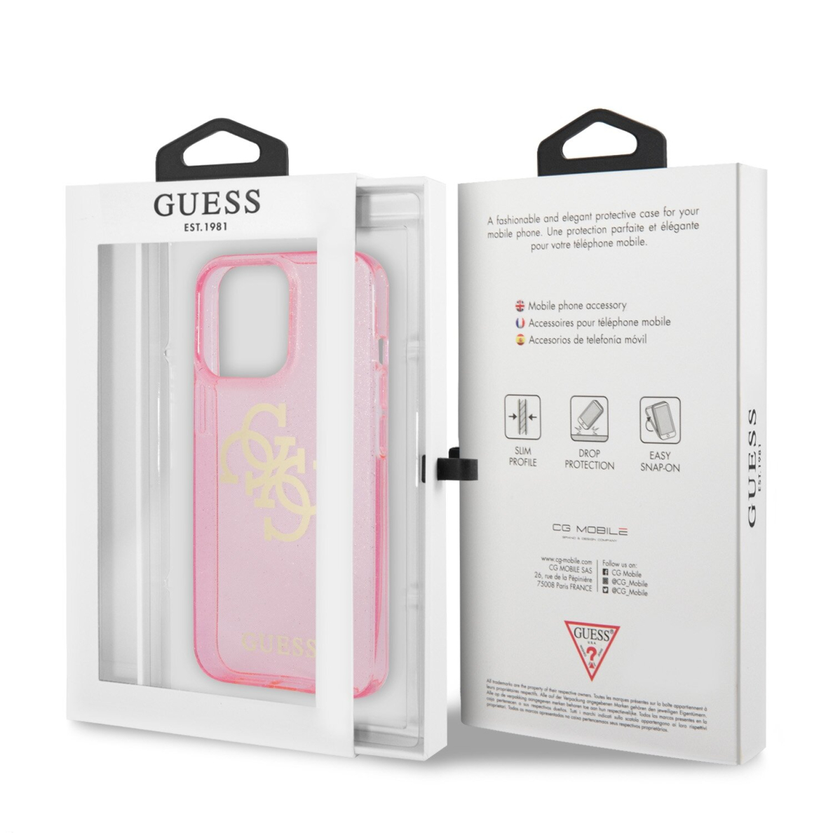 iPhone 13 PRO rožinė glitter GUESS nugarėlė GUHCP13LPCUGL4GPI 7 iPhone 13 PRO rožinė glitter GUESS nugarėlė GUHCP13LPCUGL4GPI 7