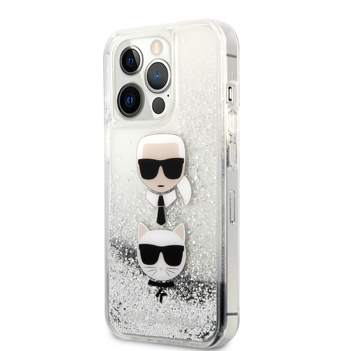 iPhone 13 PRO sidabro sp. water KARL LAGERFELD nugarėlė KLHCP13LKICGLS 2