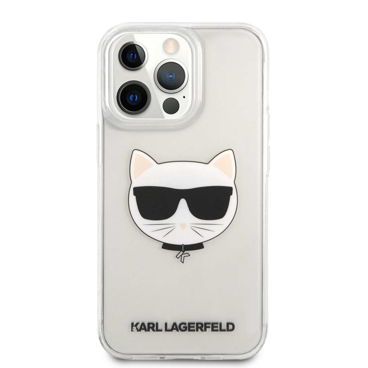 iPhone 13 PRO skaidri KARL LAGERFELD nugarėlė KLHCP13LCTR 3