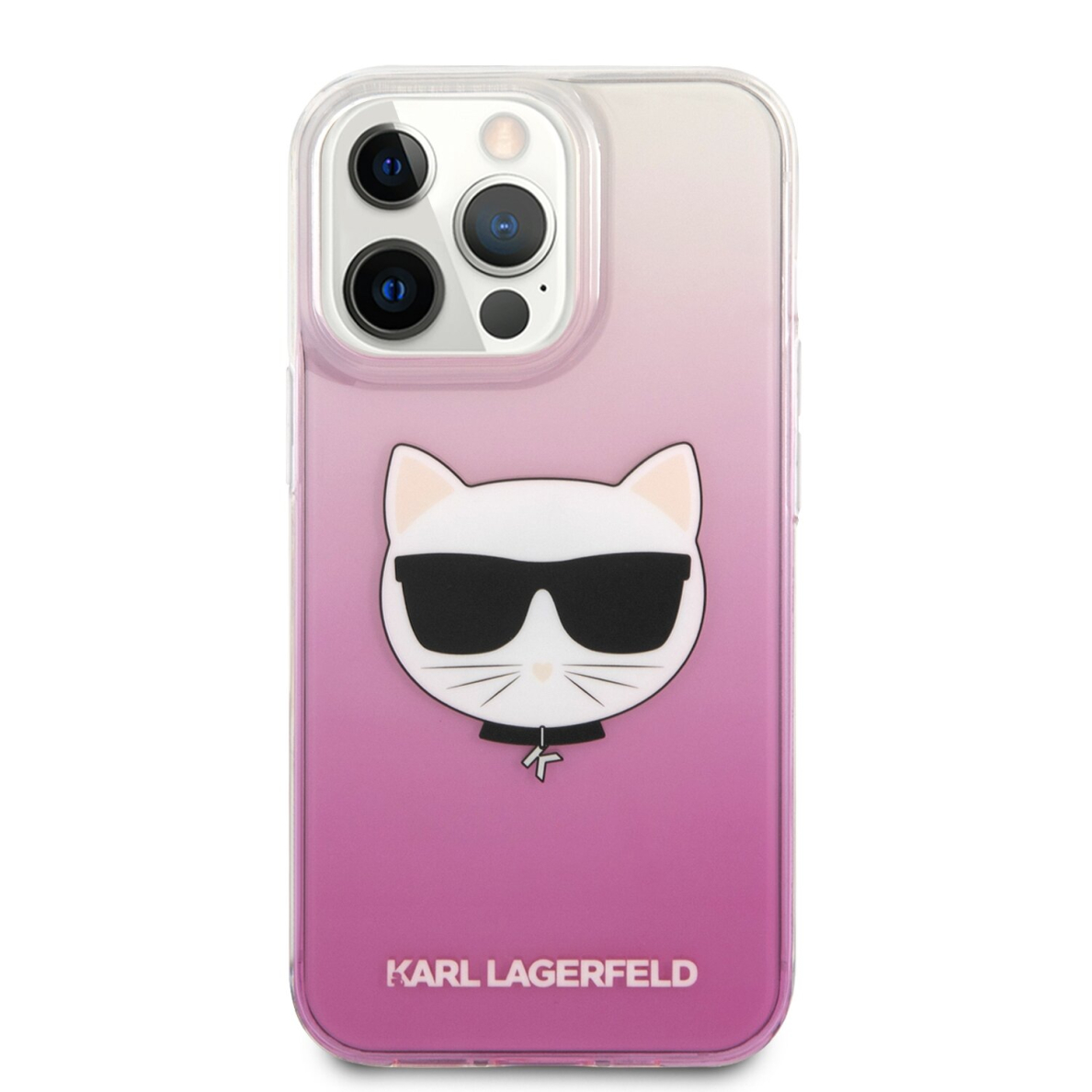 iPhone 13 PRO skaidri-rožinė KARL LAGERFELD nugarėlė KLHCP13LCTRP 3