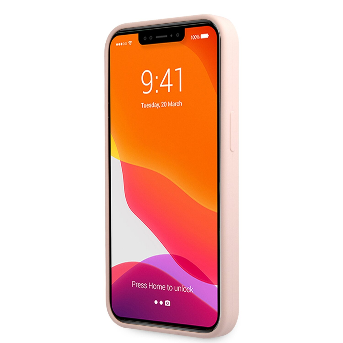 iPhone 13 PRO šv. rožinė GUESS nugarėlė GUHCP13LLSLMGLP 1