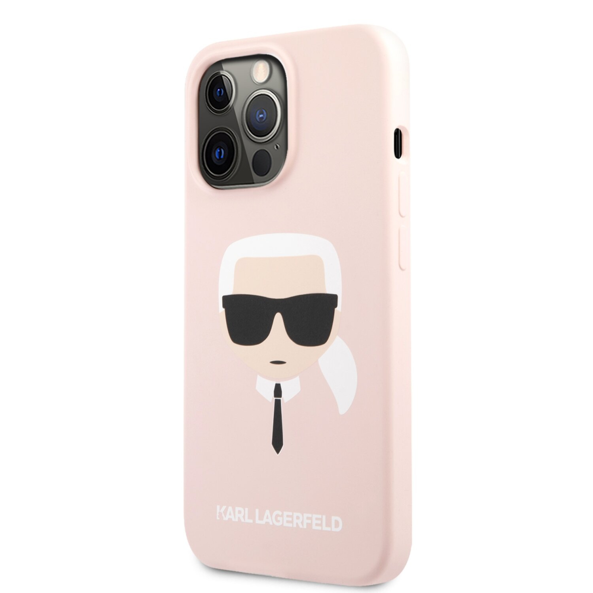 iPhone 13 PRO šviesiai rožinė KARL LAGERFELD nugarėlė KLHCP13LSLKHLP 3