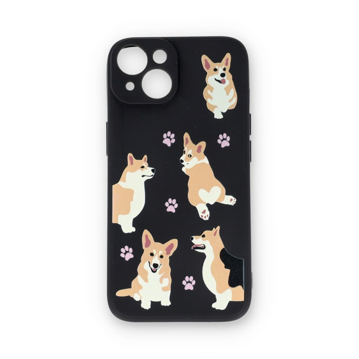 iPhone 14 black nugarėlė Corgi Design00303