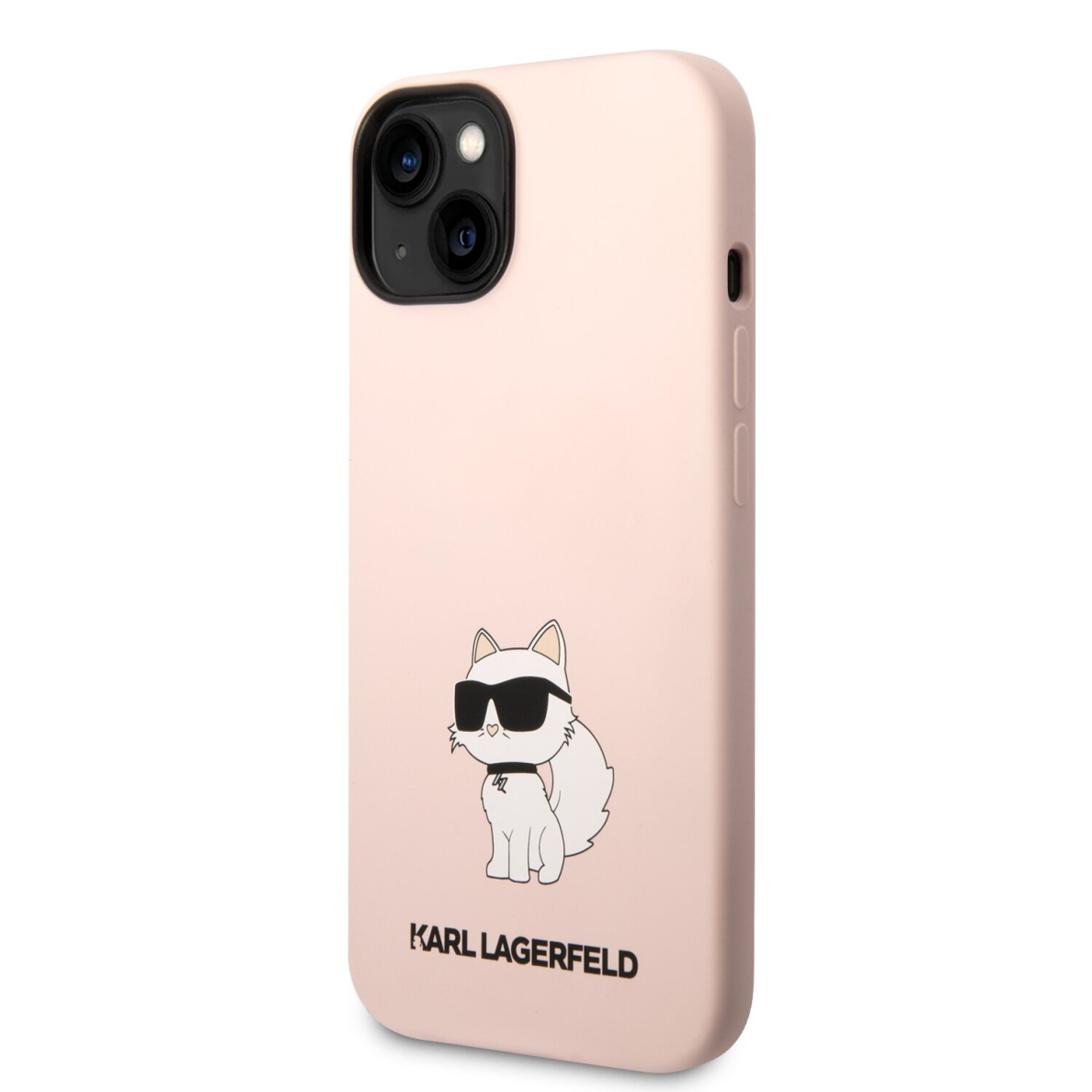 iPhone 14/13 pink NFT Liquid Silicone KARL LAGERFELD nugarėlė 3