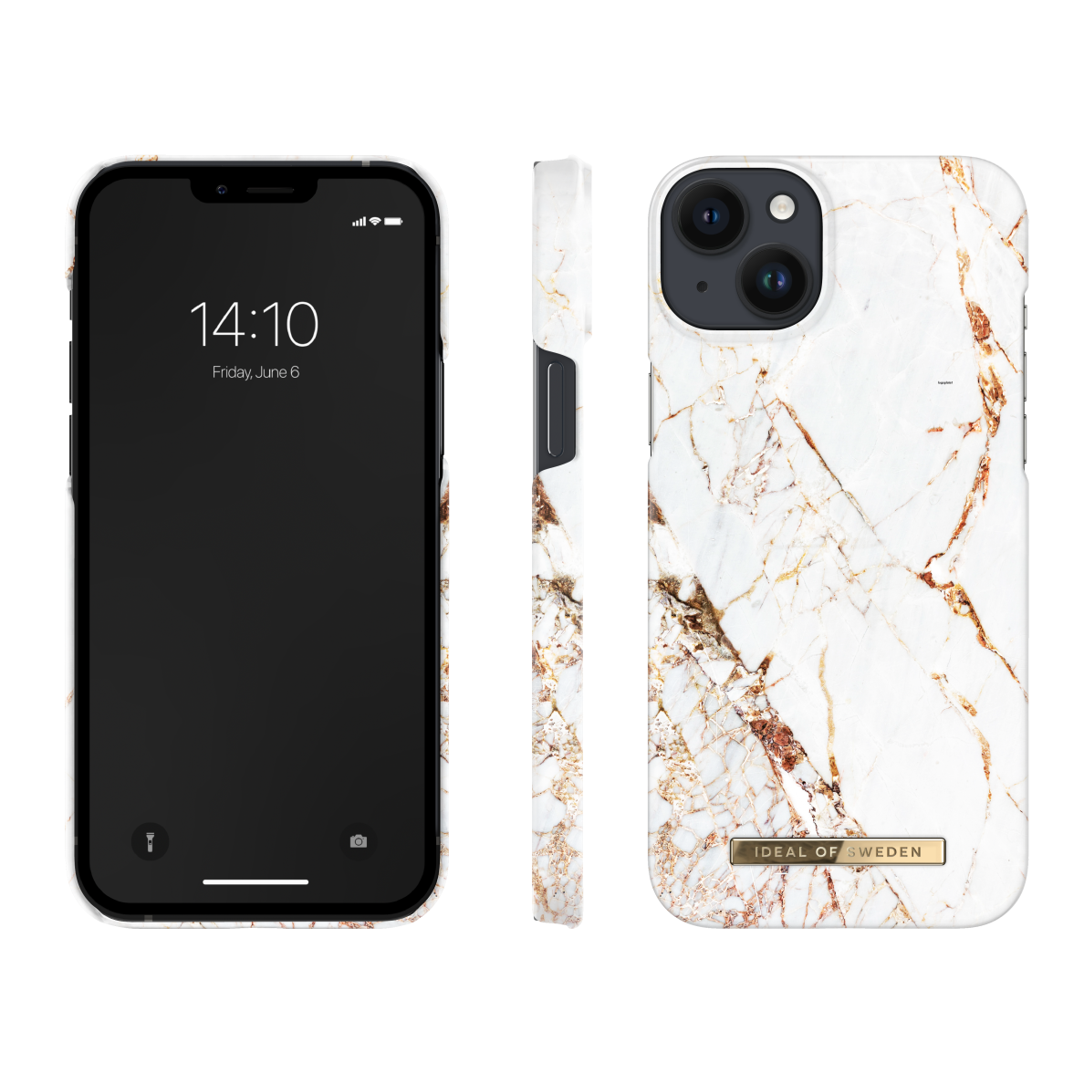 iPhone 14 PLUS iDeal Of Sweden nugarėlė Carrara Gold 1