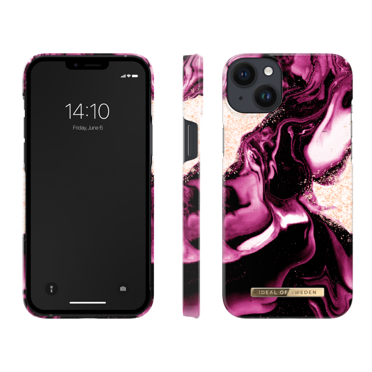 iPhone 14 PLUS iDeal Of Sweden nugarėlė Golden Ruby 1