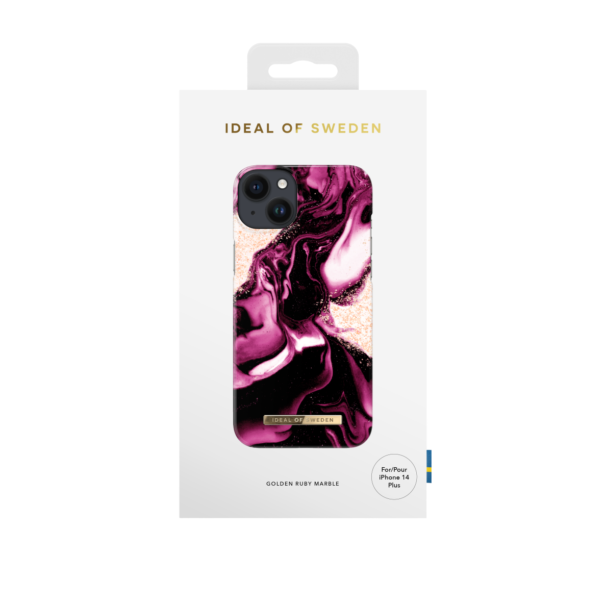 iPhone 14 PLUS iDeal Of Sweden nugarėlė Golden Ruby 2