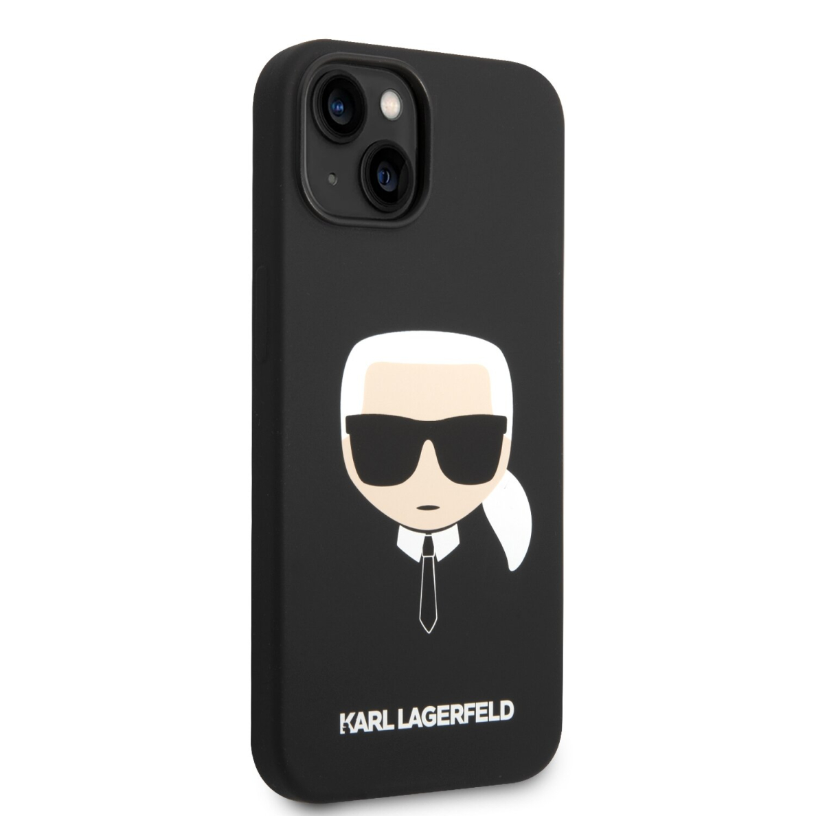 iPhone 14 PLUS juoda KARL LAGERFELD nugarėlė KLHCP14MSLKHBK 4
