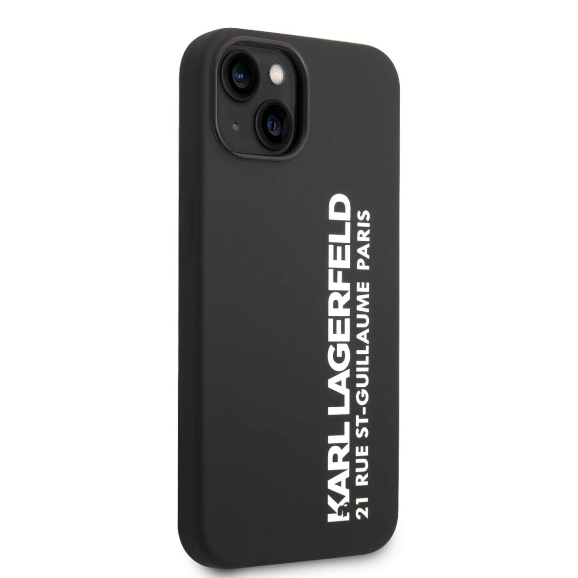 iPhone 14 PLUS juoda KARL LAGERFELD nugarėlė KLHCP14MSRSGVTK 4