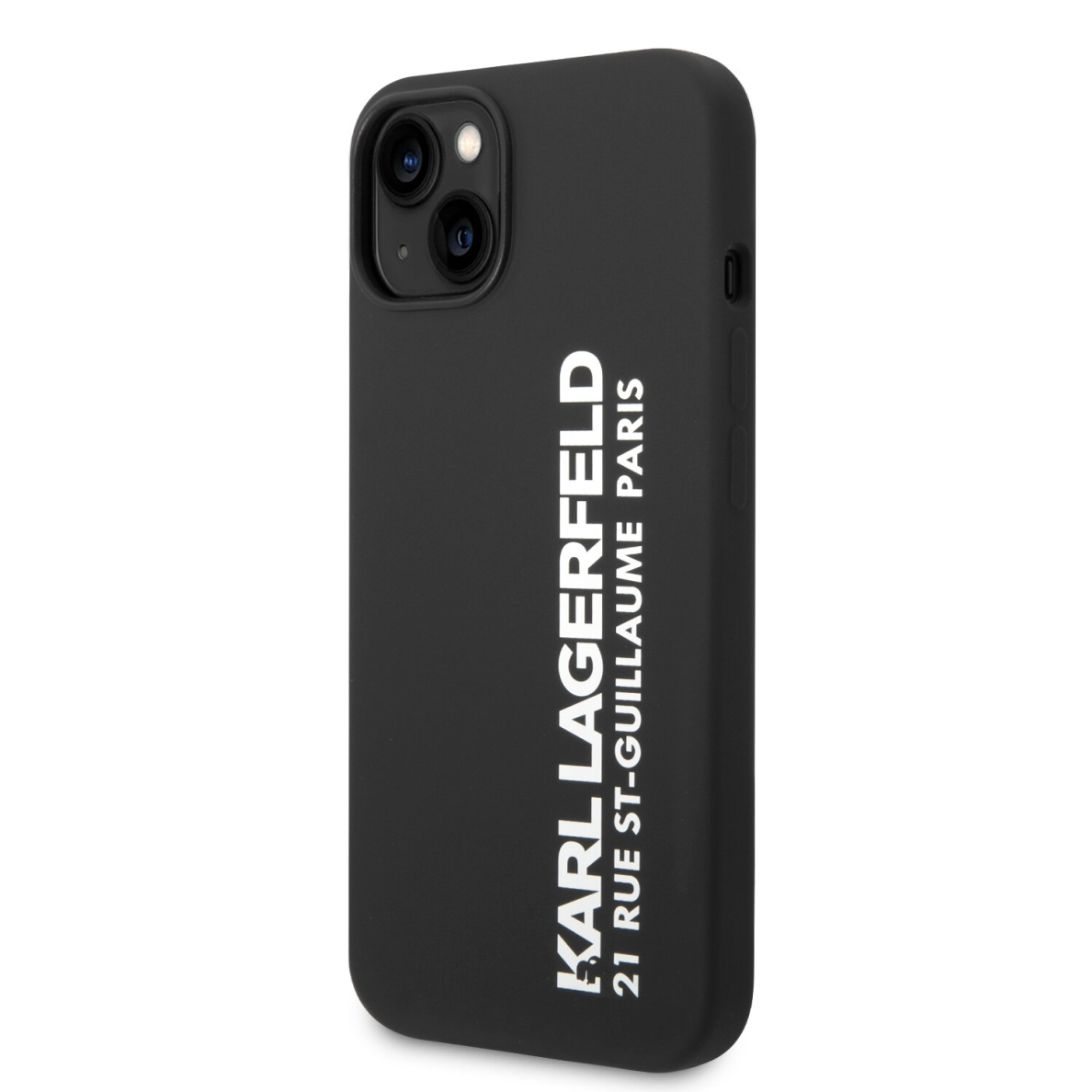 iPhone 14 PLUS juoda KARL LAGERFELD nugarėlė KLHCP14MSRSGVTK 3