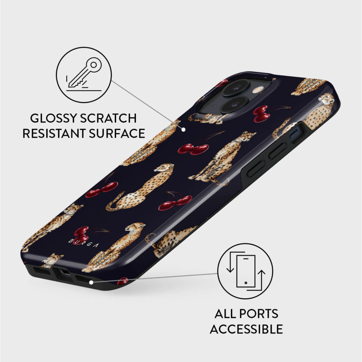 iPhone 14 PLUS Magsafe Cougar Tough BURGA nugarėlė 2