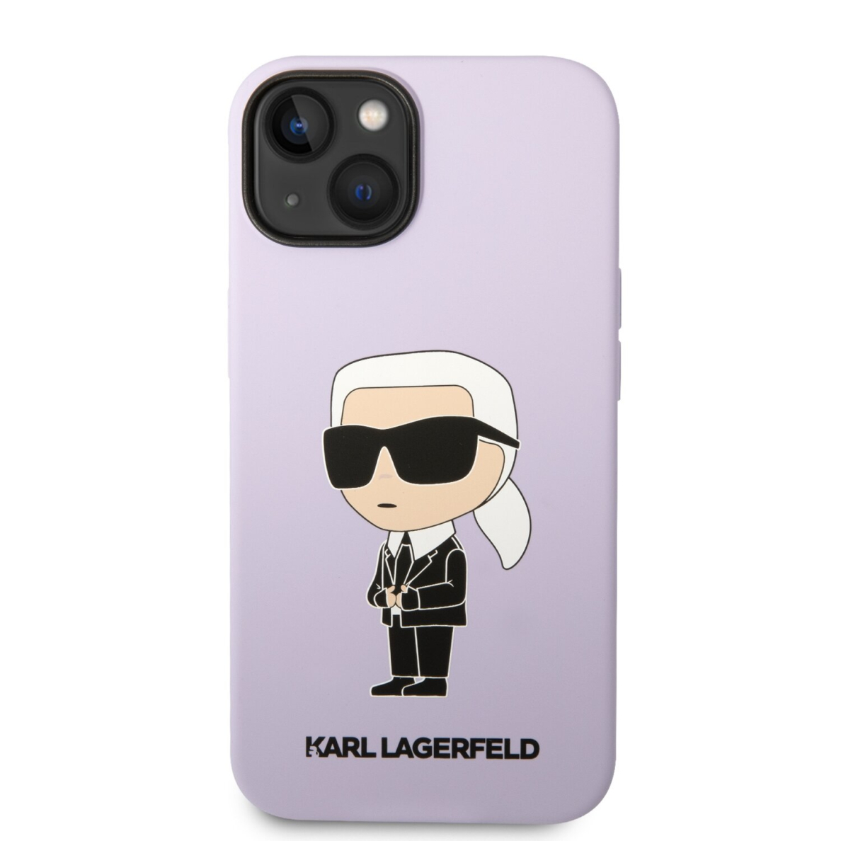 iPhone 14 PLUS purple NFT Liquid Silicone KARL LAGERFELD nugarėlė 2