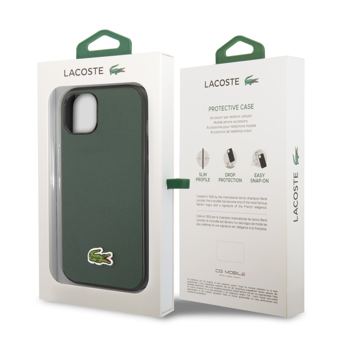 iPhone 14 PLUS dark green LACOSTE nugarėlė LCHCP14MPVCE 7