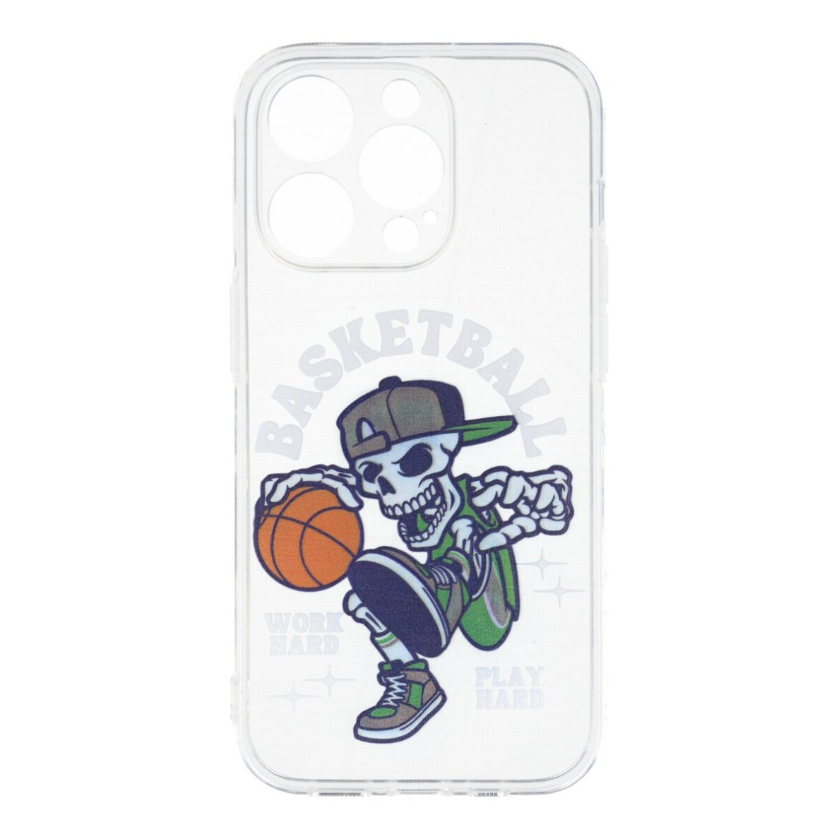 iPhone 14 PRO clear nugarėlė Basketball Design00027