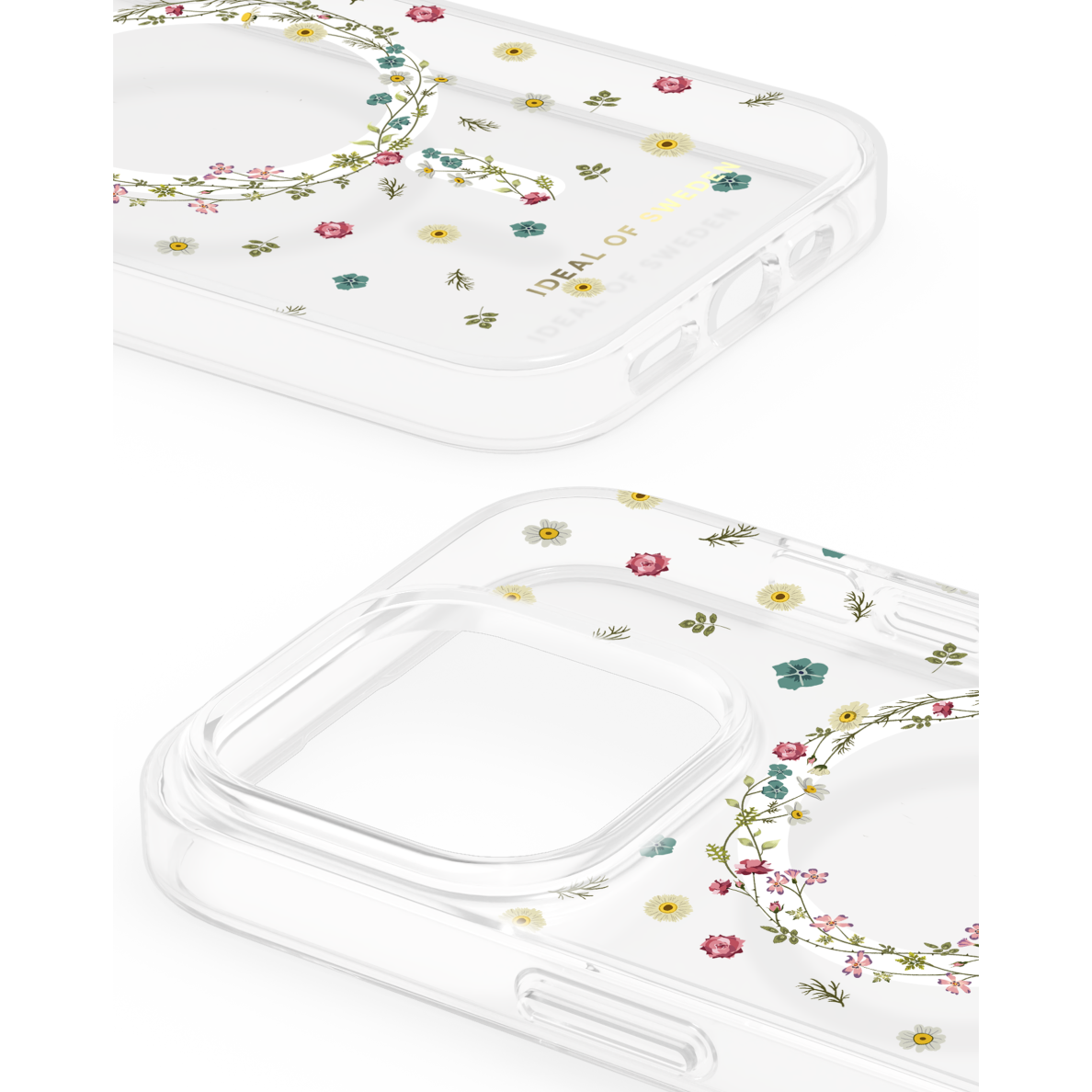 iPhone 14 PRO iDeal Of Sweden Clear MagSafe nugarėlė Petite Floral 1