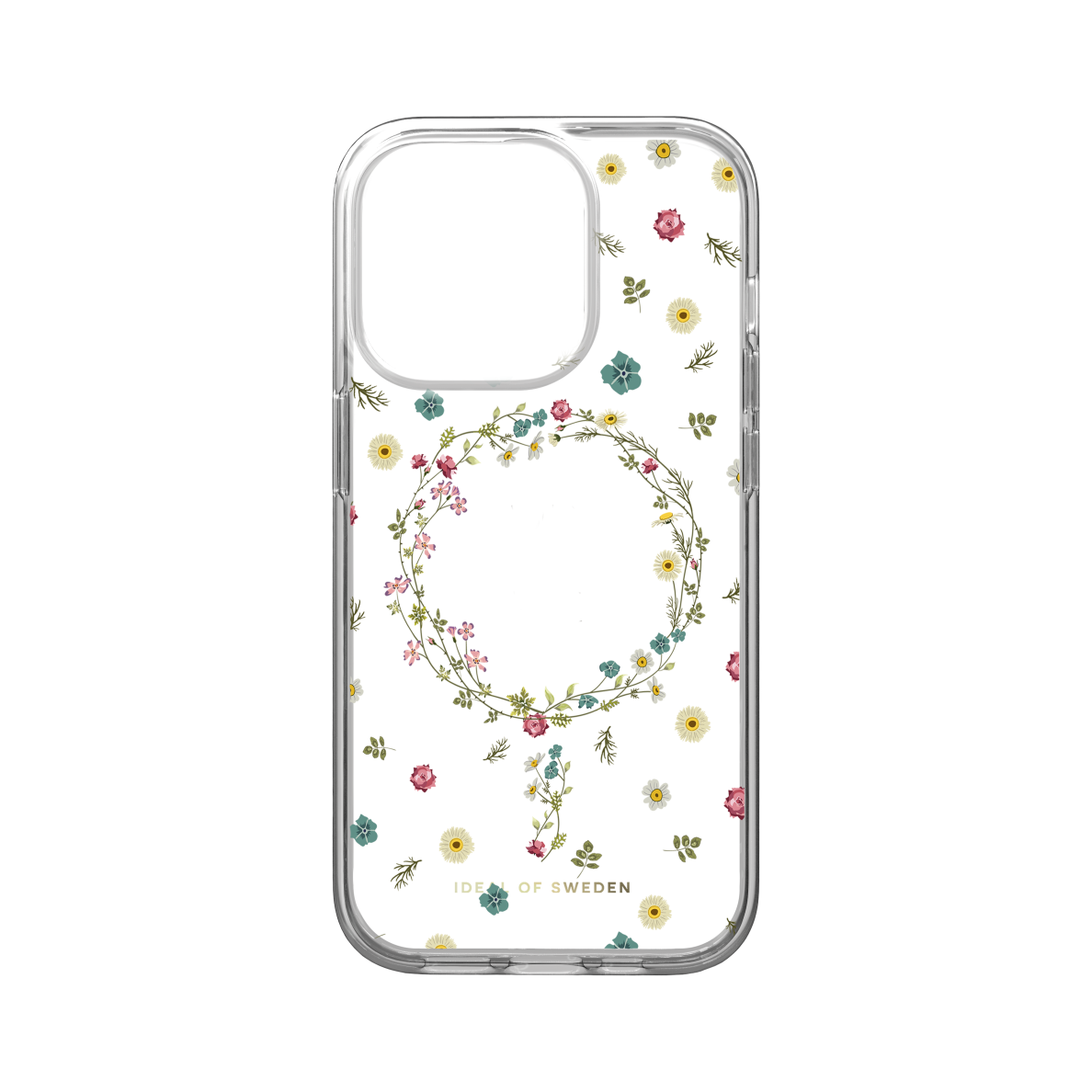 iPhone 14 PRO iDeal Of Sweden Clear MagSafe nugarėlė Petite Floral