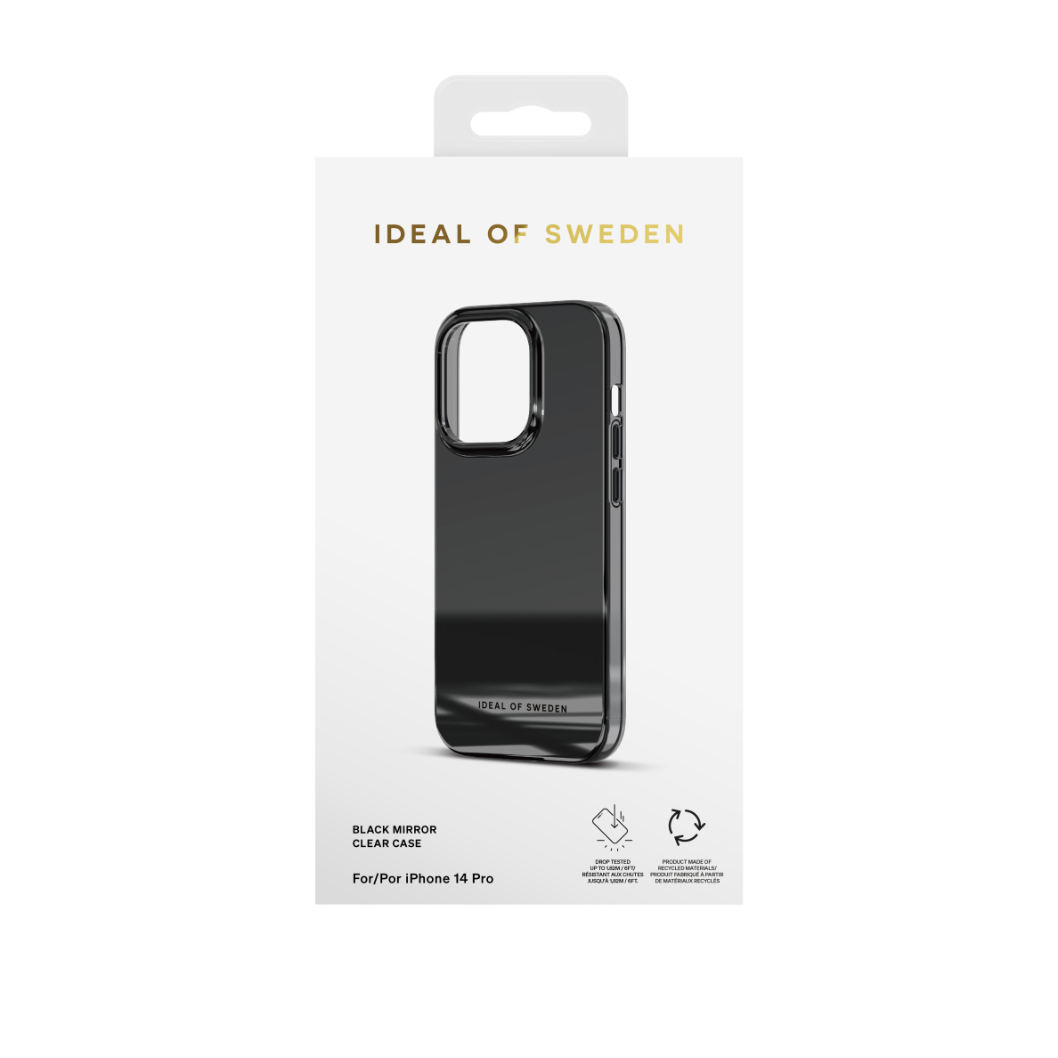 iPhone 14 PRO iDeal Of Sweden Mirror Black nugarėlė 1