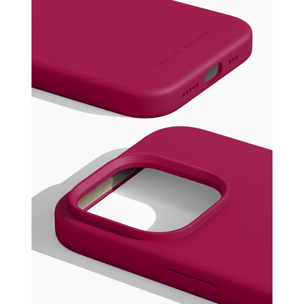 iPhone 14 PRO iDeal Of Sweden nugarėlė MagSafe Silicone Magenta 2 iPhone 14 PRO iDeal Of Sweden nugarėlė MagSafe Silicone Magenta 2