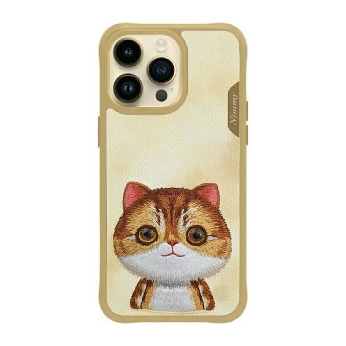 iPhone 14 PRO MAX beige NIMMY Big-Eyed Cat nugarėlė