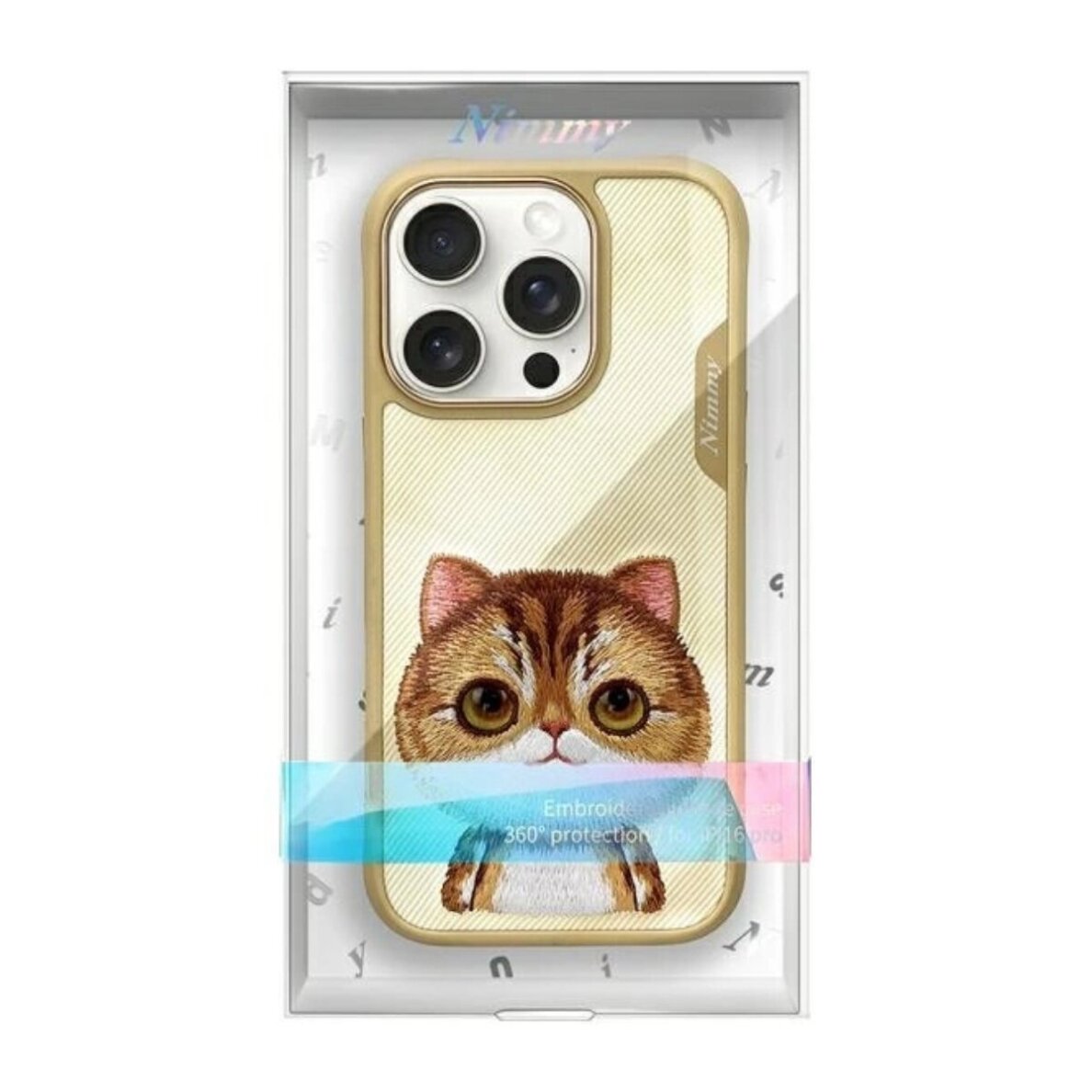 iPhone 14 PRO MAX beige NIMMY Big-Eyed Cat nugarėlė 3 iPhone 14 PRO MAX beige NIMMY Big-Eyed Cat nugarėlė 3