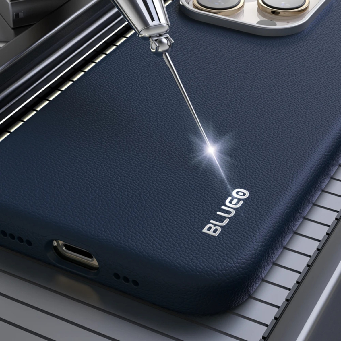 iPhone 14 PRO MAX black Leather Magnetic Mr. Monkey nugarėlė 3