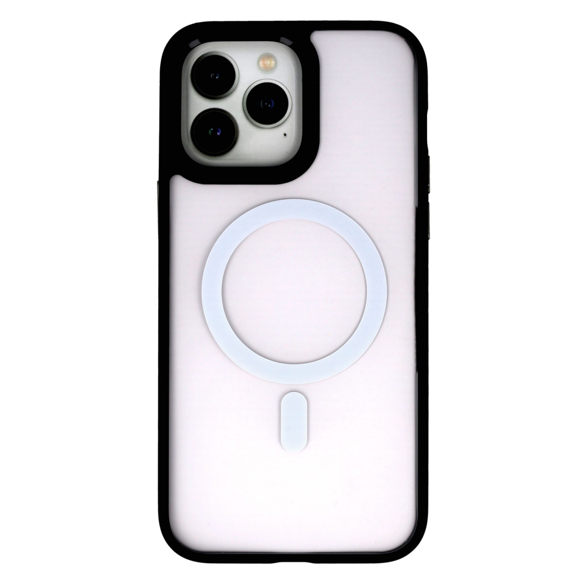 iPhone 14 PRO MAX black Magsafe FROSTED ANTI-DROP nugarėlė