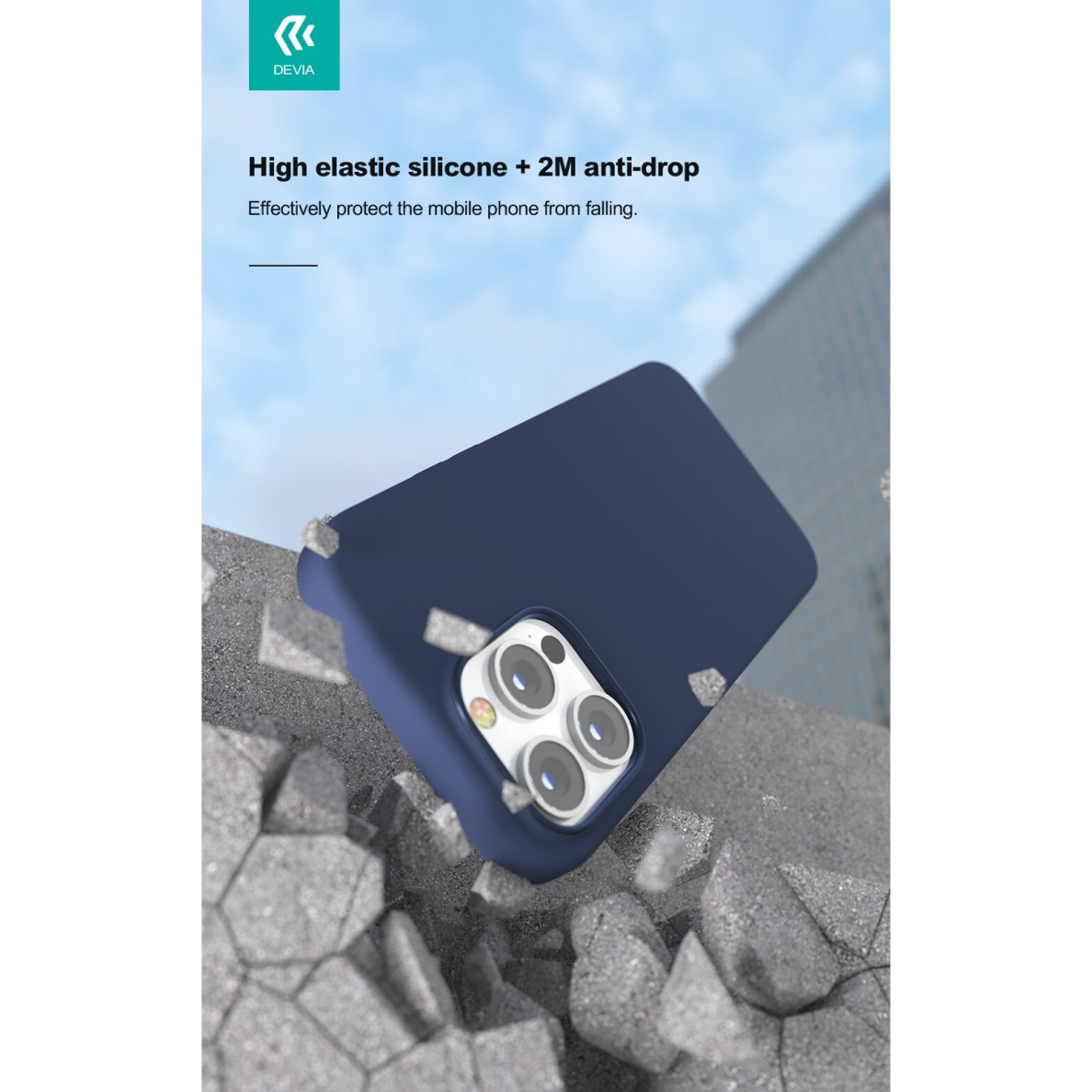 iPhone 14 PRO MAX black NATURE DEVIA nugarėlė 2