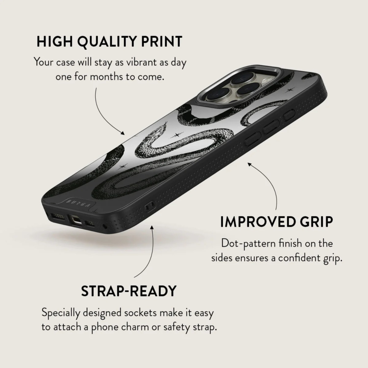 iPhone 14 PRO MAX Elite Mirror Gunmetal Magsafe Poison BURGA nugarėlė 6