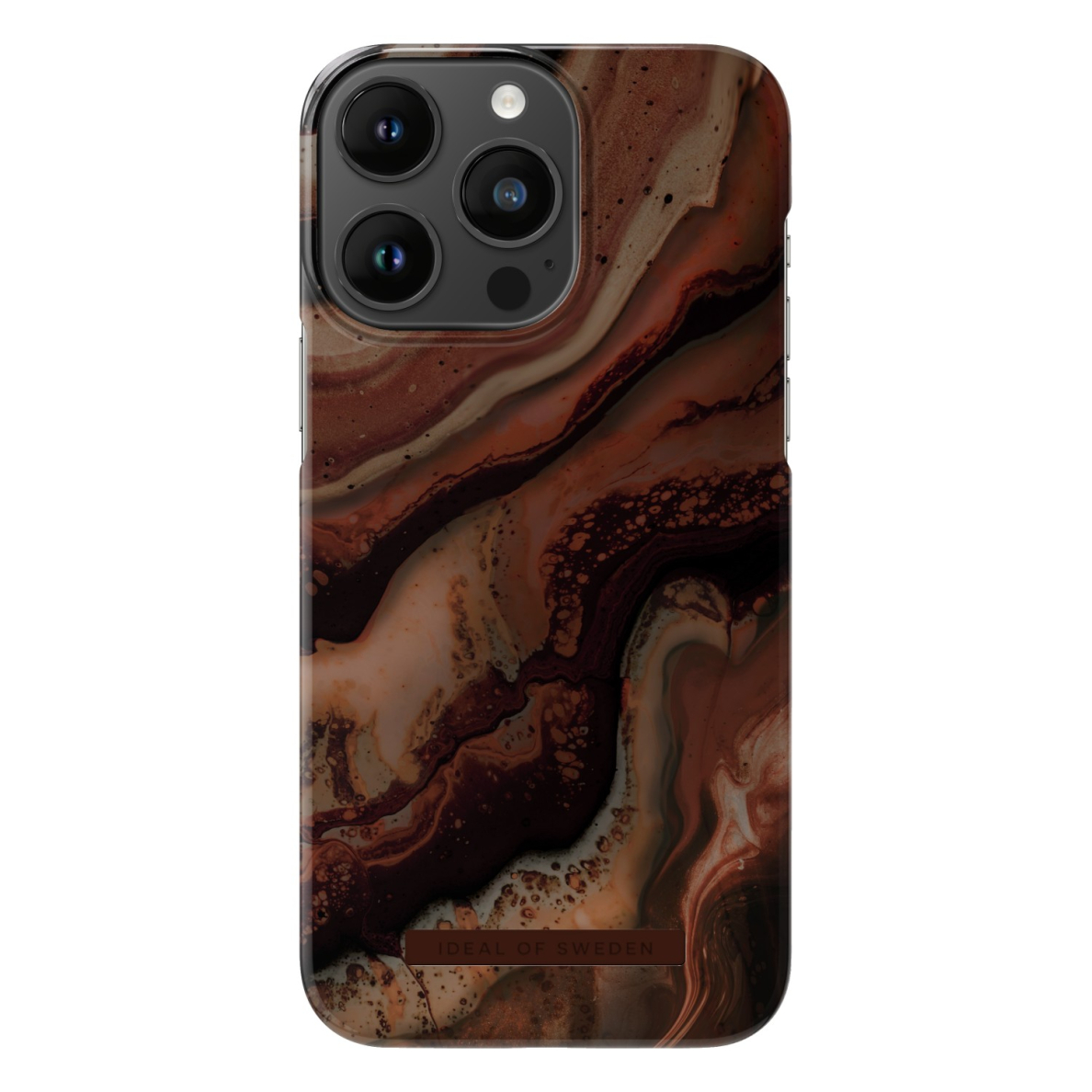 iPhone 14 PRO MAX iDeal Of Sweden nugarėlė MagSafe Dark Amber Marble